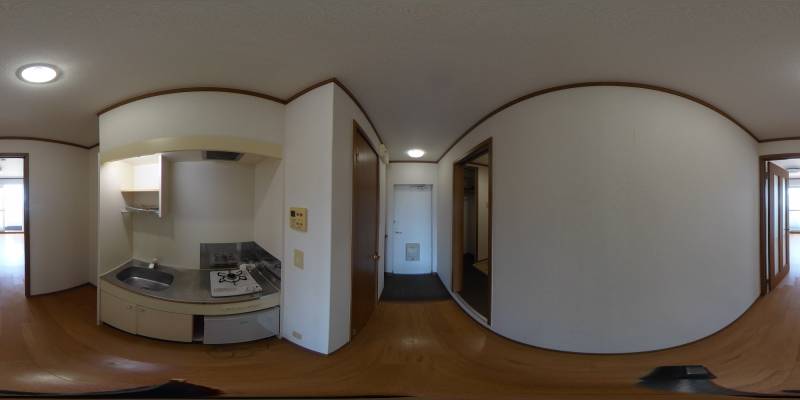 パノラマ画像キッチン