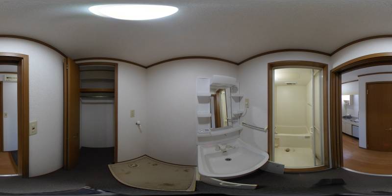 パノラマ画像洗面所