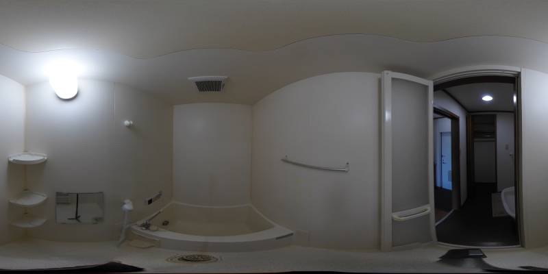 パノラマ画像バスルーム