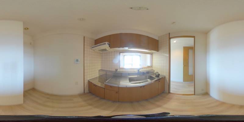 パノラマ画像キッチン