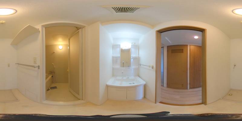 パノラマ画像洗面所