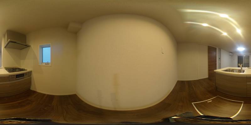 パノラマ画像キッチン