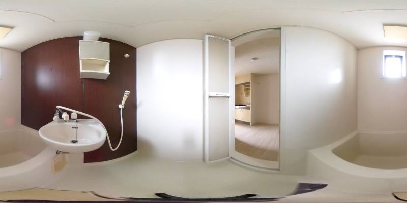 パノラマ画像バスルーム