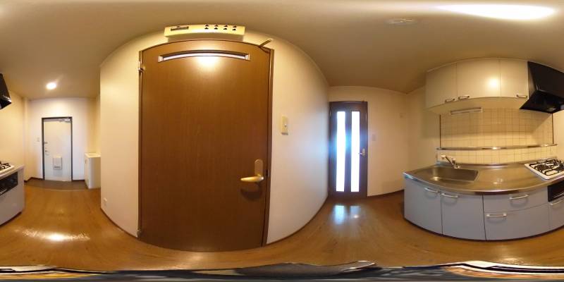 パノラマ画像キッチン