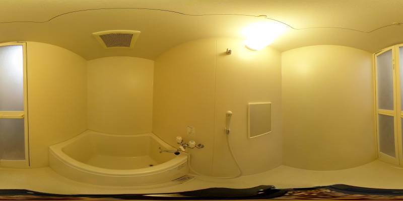 パノラマ画像バスルーム