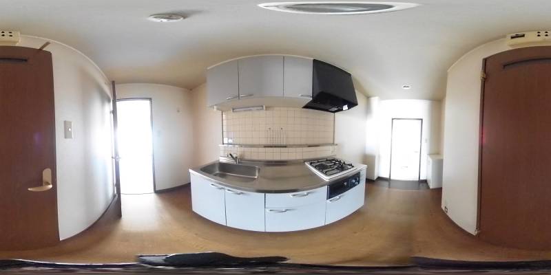 パノラマ画像キッチン