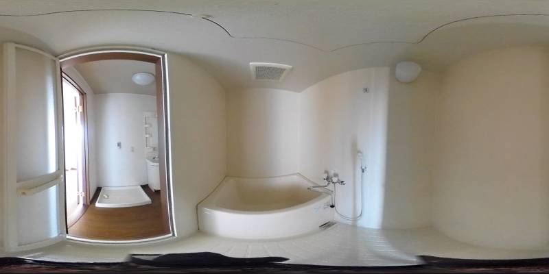 パノラマ画像バスルーム