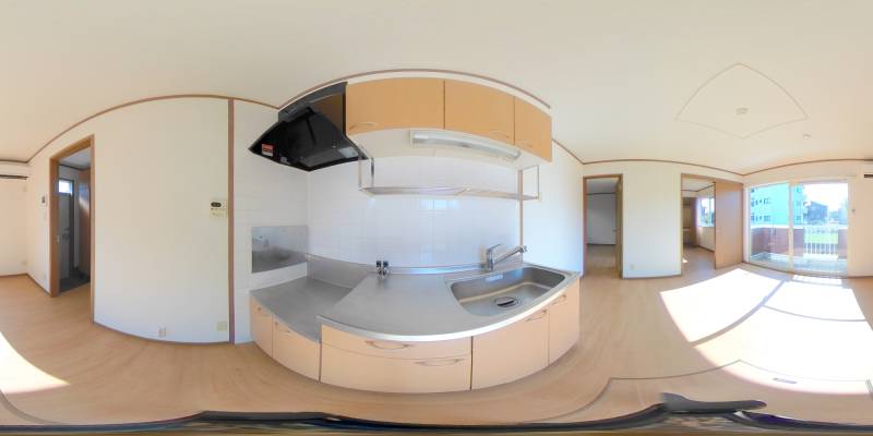 パノラマ画像キッチン