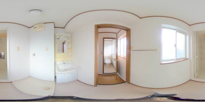 パノラマ画像洗面所