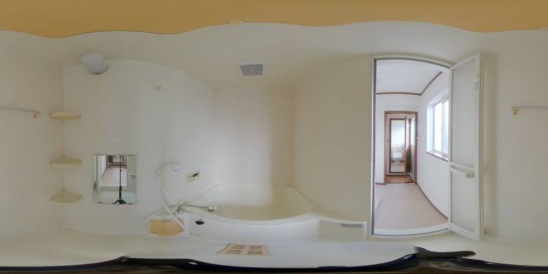 パノラマ画像バスルーム