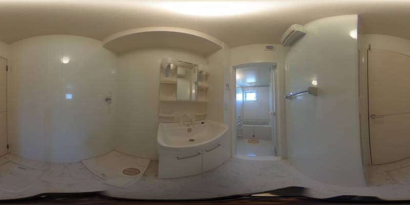 パノラマ画像洗面所