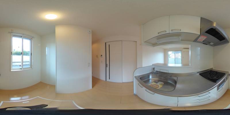 パノラマ画像キッチン