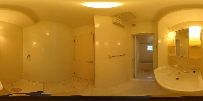 パノラマ画像洗面所