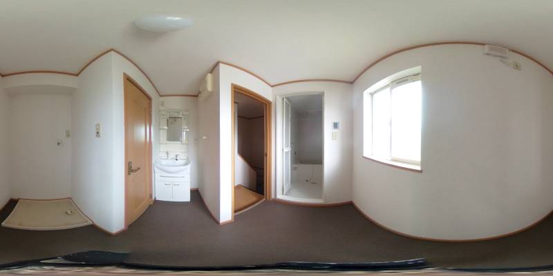 パノラマ画像洗面所