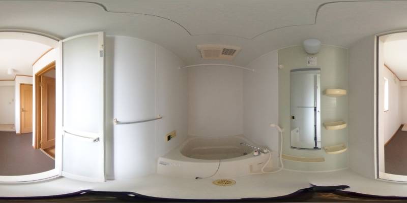 パノラマ画像バスルーム