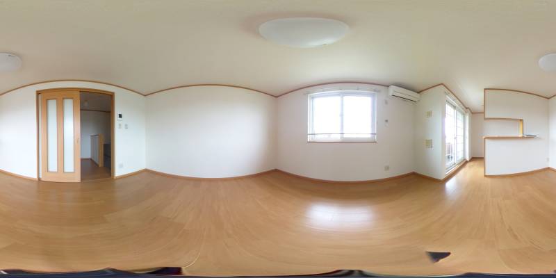 パノラマ画像リビング