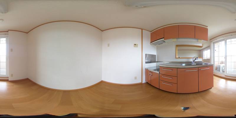 パノラマ画像キッチン