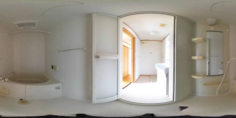 パノラマ画像バスルーム