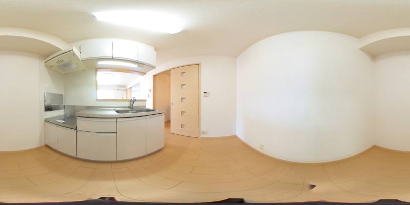 パノラマ画像キッチン