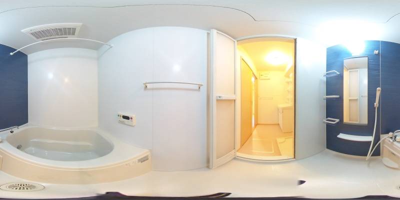 パノラマ画像バスルーム