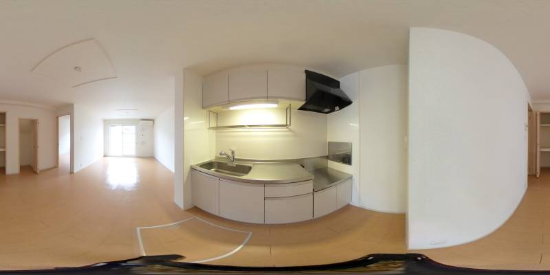 パノラマ画像キッチン