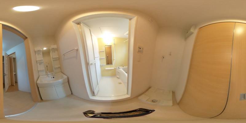 パノラマ画像洗面所