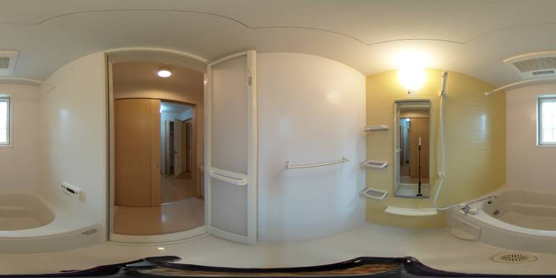 パノラマ画像バスルーム