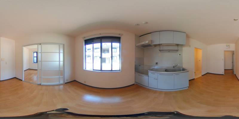 パノラマ画像キッチン