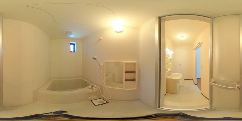 パノラマ画像バスルーム