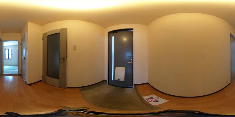 パノラマ画像玄関