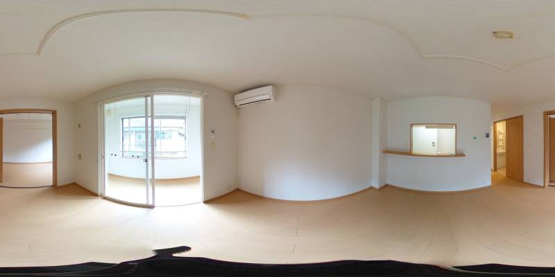 パノラマ画像リビング