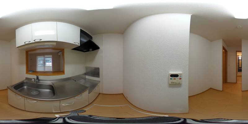 パノラマ画像キッチン