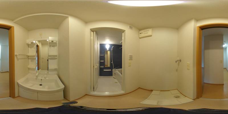 パノラマ画像洗面所