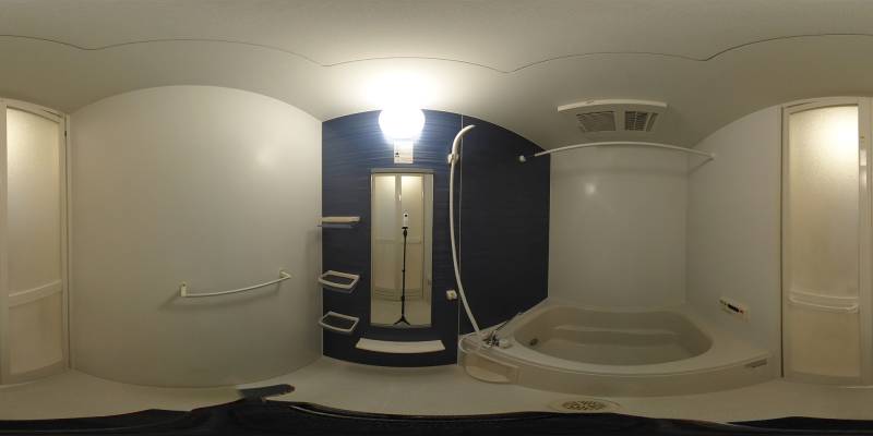 パノラマ画像バスルーム