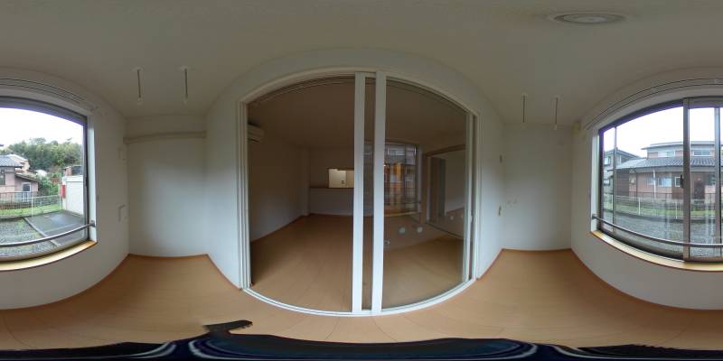 パノラマ画像バルコニー