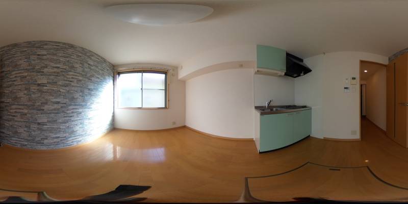 パノラマ画像キッチン