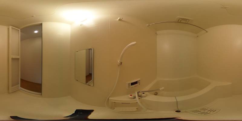 パノラマ画像バスルーム