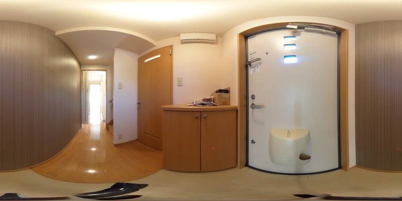 パノラマ画像玄関