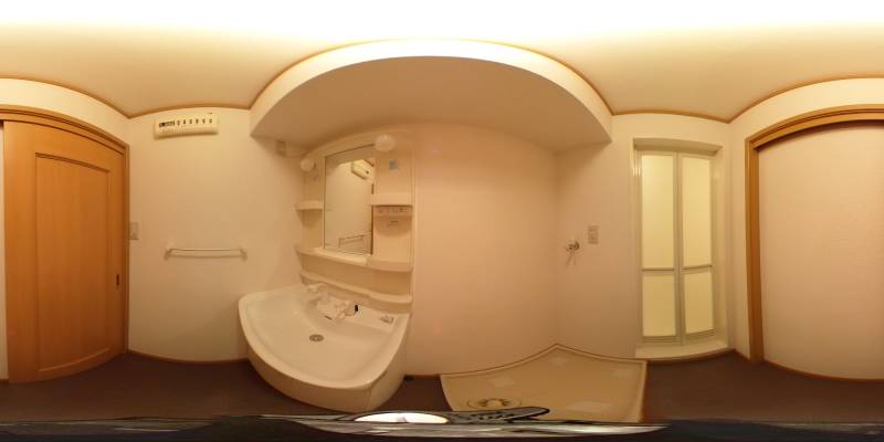 パノラマ画像洗面所