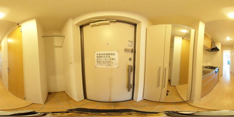 パノラマ画像玄関