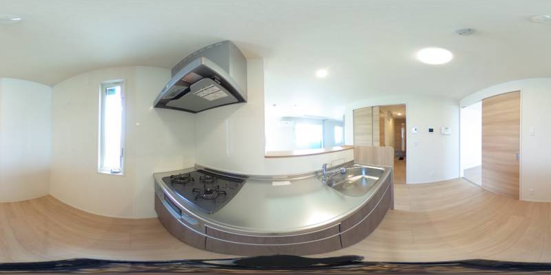 パノラマ画像キッチン