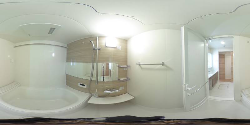 パノラマ画像バスルーム