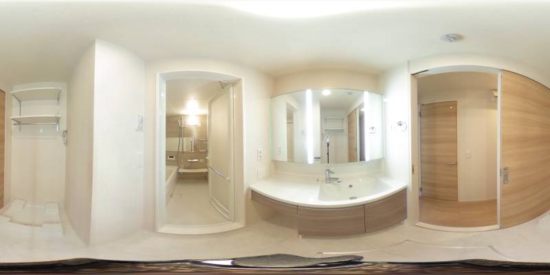 パノラマ画像洗面所