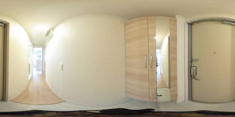 パノラマ画像玄関