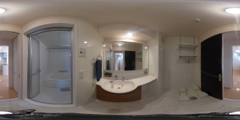 パノラマ画像洋室