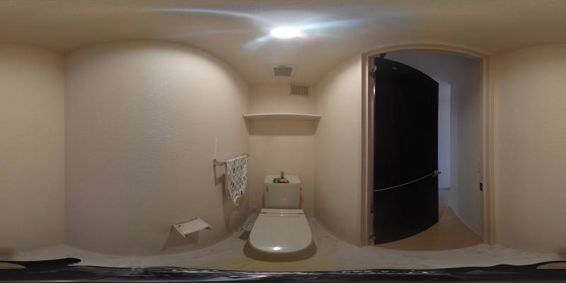 パノラマ画像洗面所