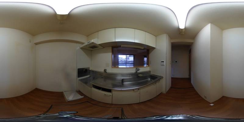 パノラマ画像キッチン