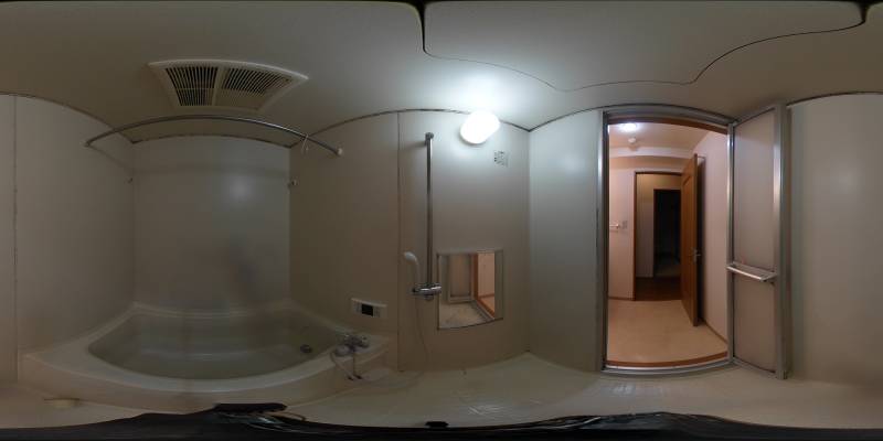 パノラマ画像バスルーム