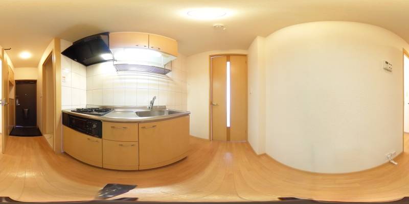 パノラマ画像キッチン