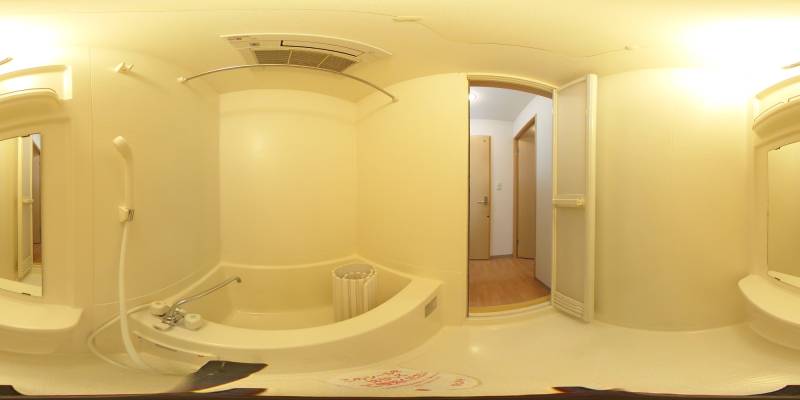 パノラマ画像バスルーム